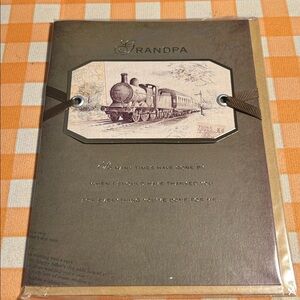 “Grandpa” Train Theme Father's Day Papyrus card